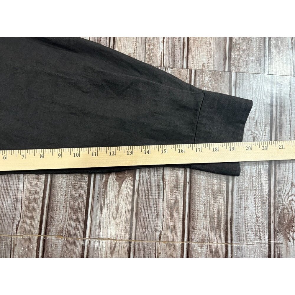 Outlier NYC Injected Linen boxford shirt sz 2XL color Black Brand New mspr $220 - Picture 3 of 6